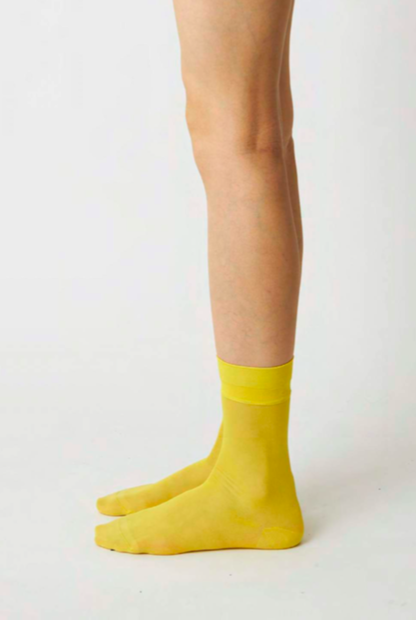 Sheer socks Yellow