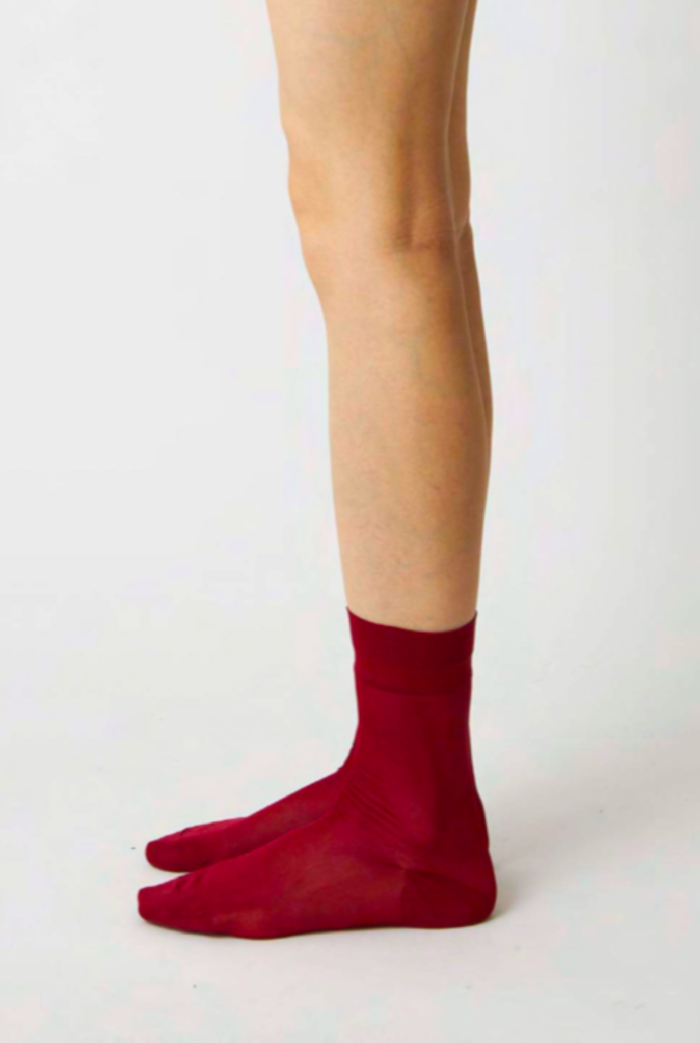 Sheer socks Burgundy