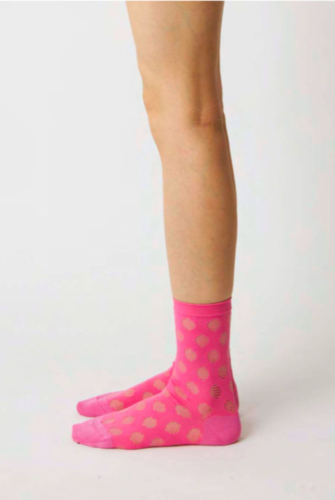 Sheer Dot socks Pink