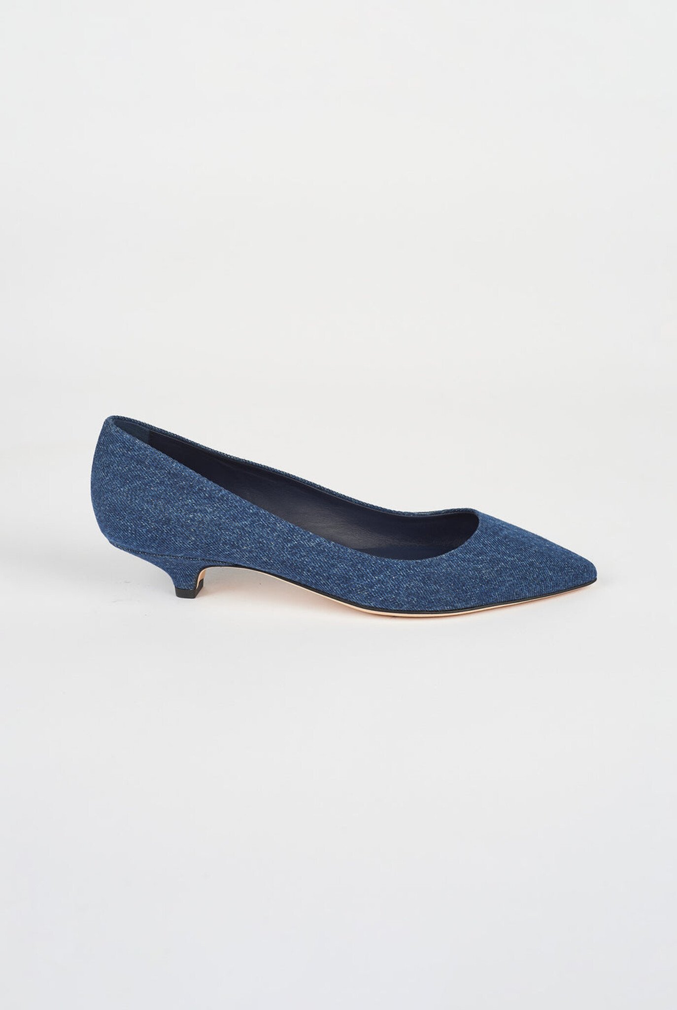 Kitty Point Heel Denim