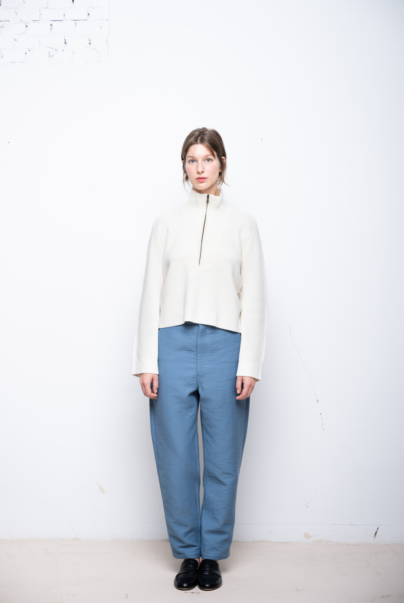 Pseudo pant Foam Chambray