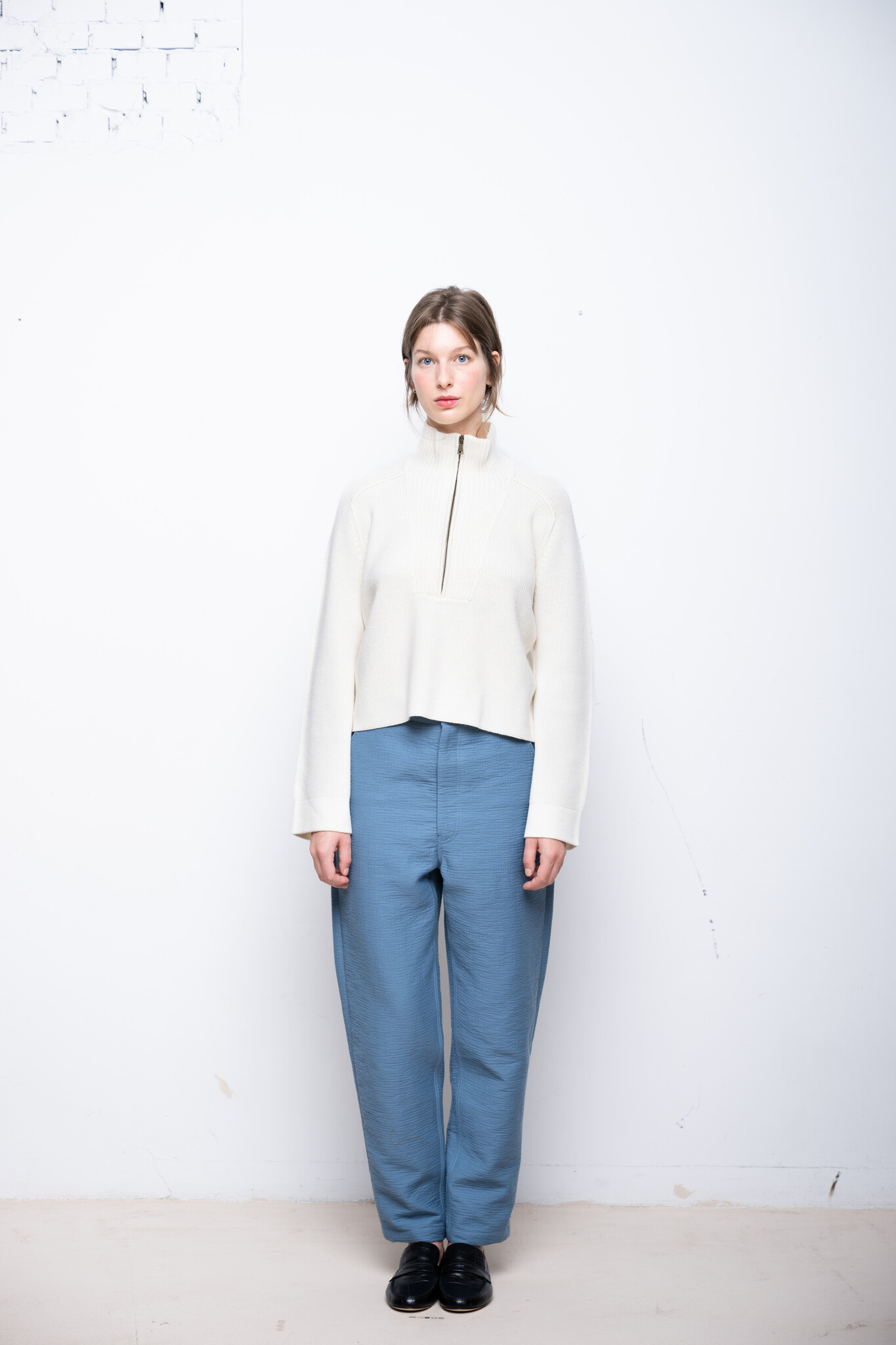 Pseudo pant Foam Chambray