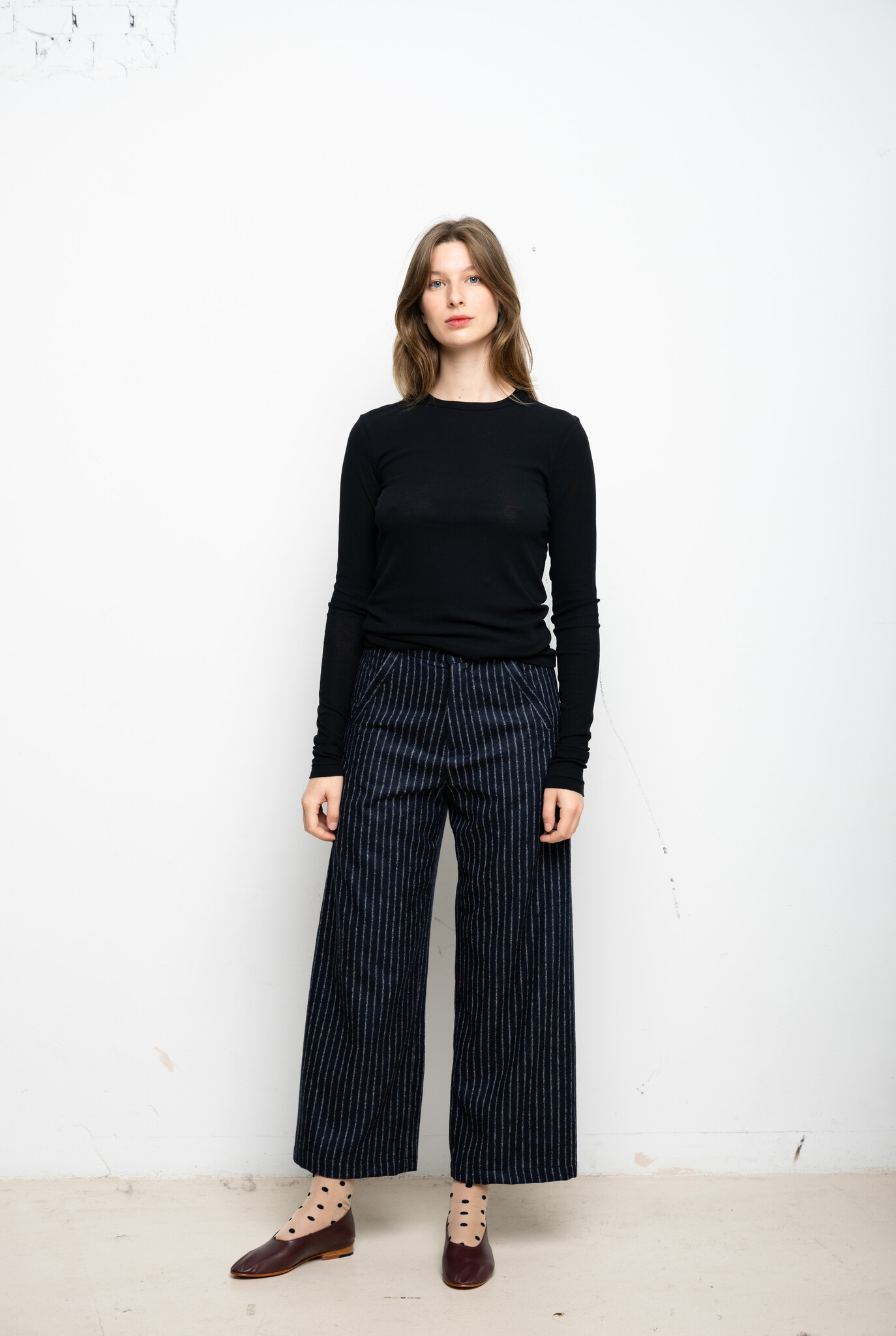 Lena Pant Navy Stripes