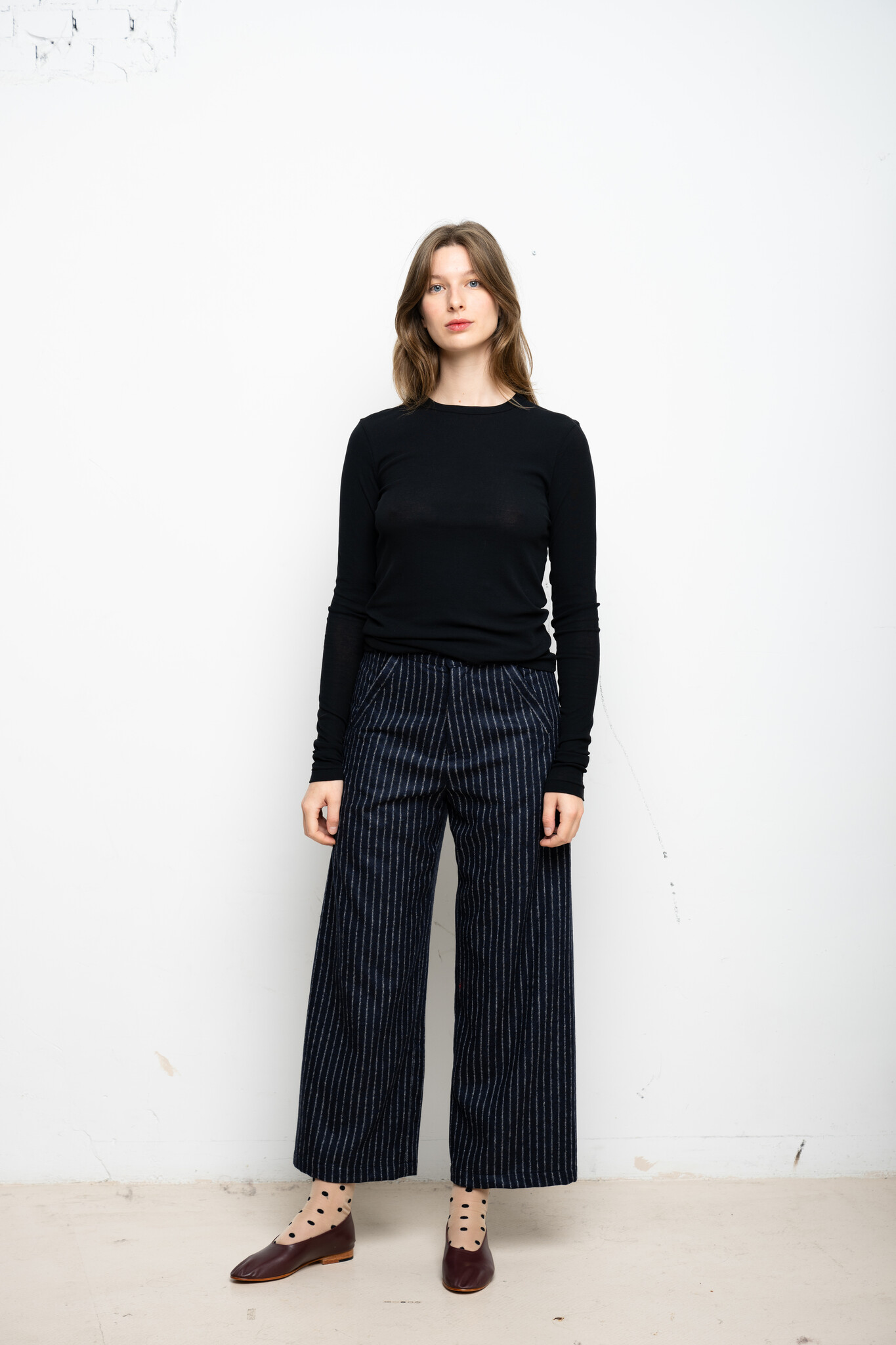 Lena Pant Navy Stripes