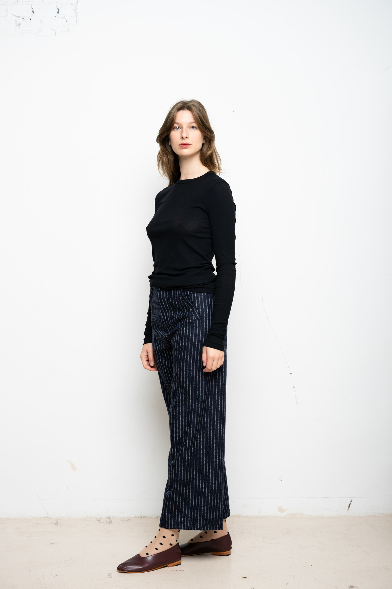Lena Pant Navy Stripes