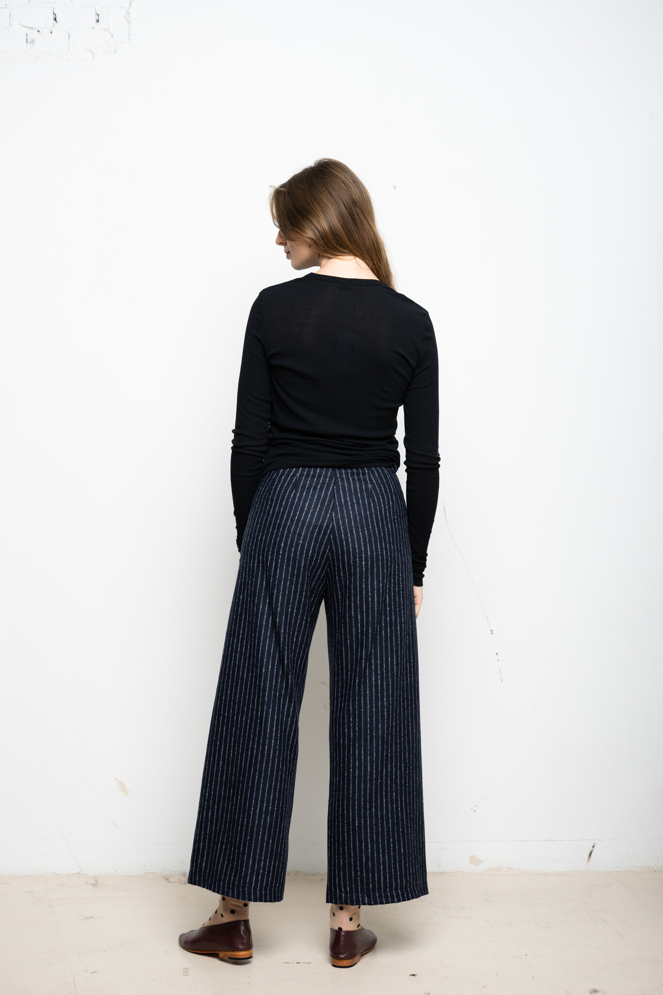 Lena Pant Navy Stripes