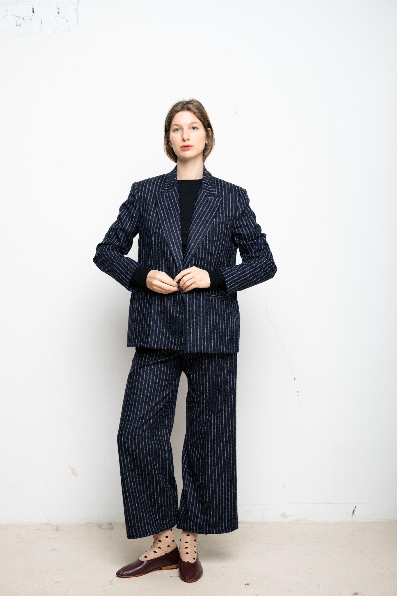 Lena Pant Navy Stripes