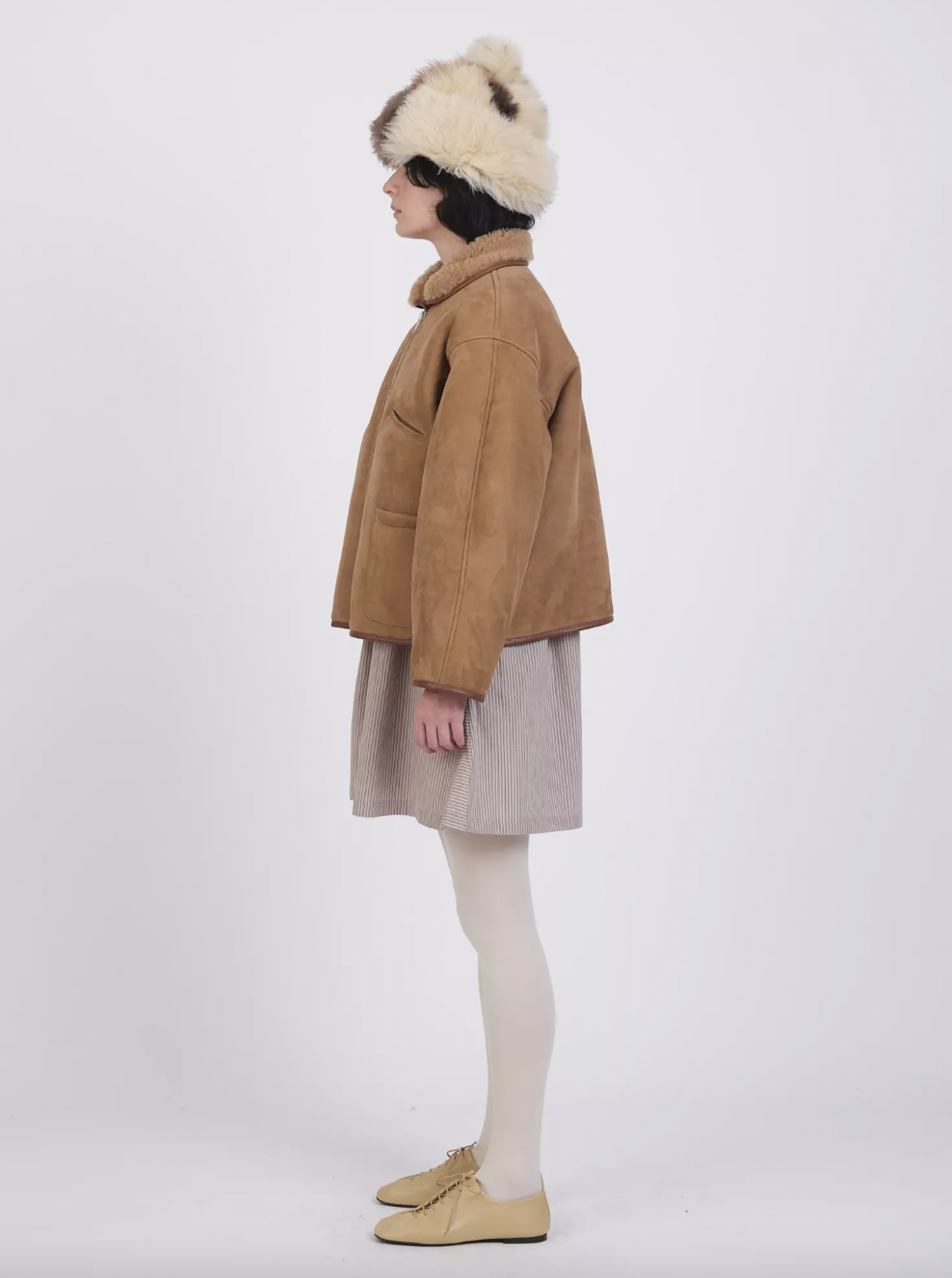 Flying Jacket Suede Back Tan