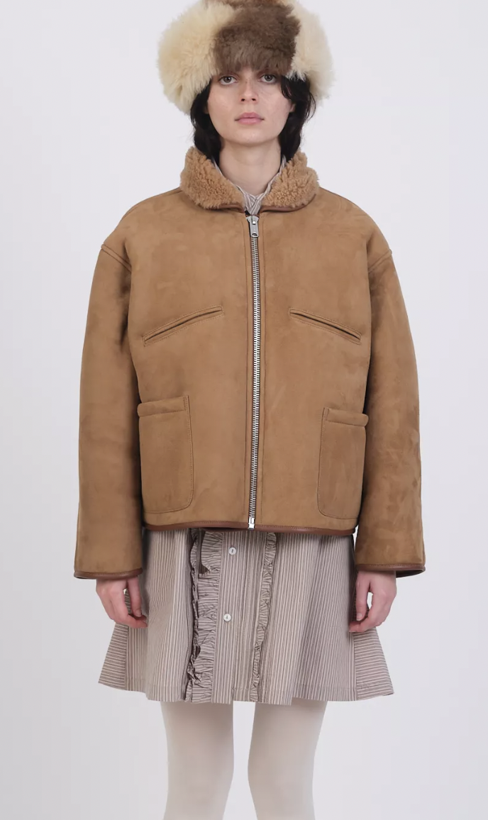 Flying Jacket Suede Back Tan