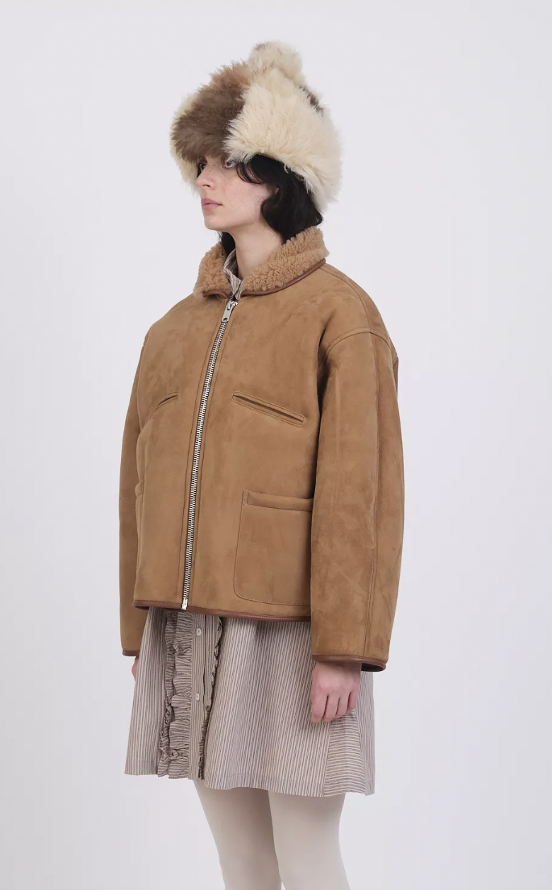 Flying Jacket Suede Back Tan