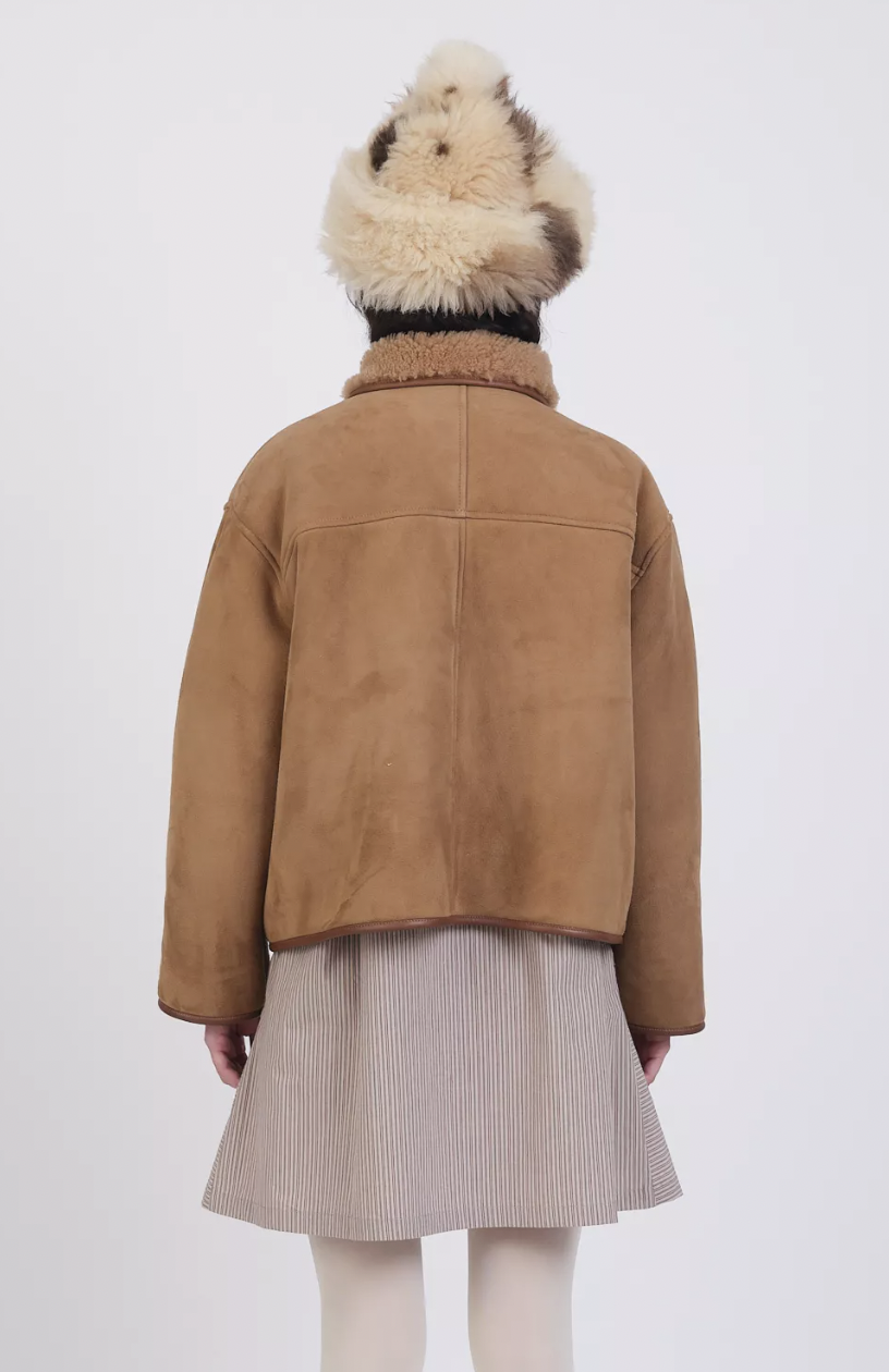 Flying Jacket Suede Back Tan