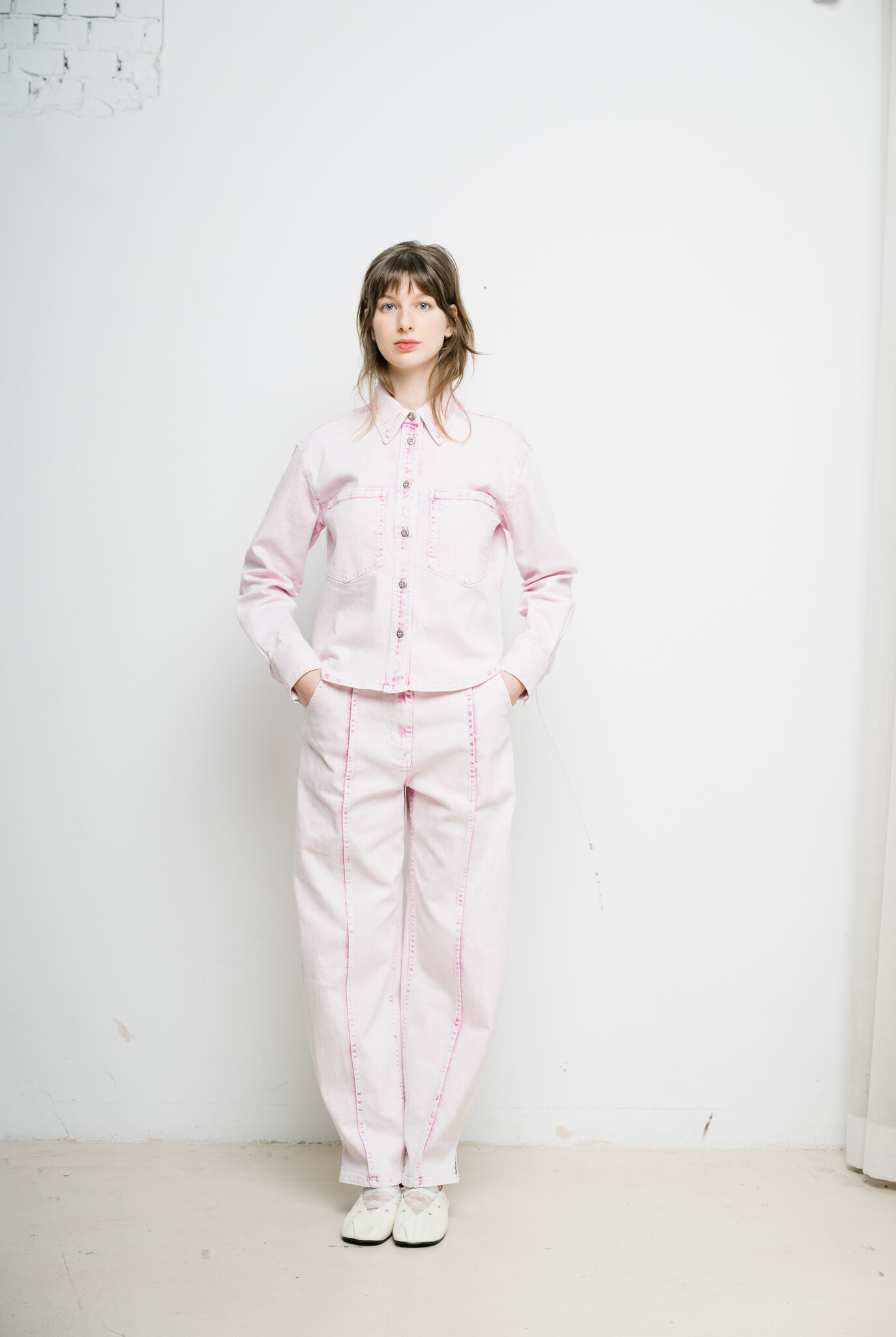 Malta Pant Pink Denim