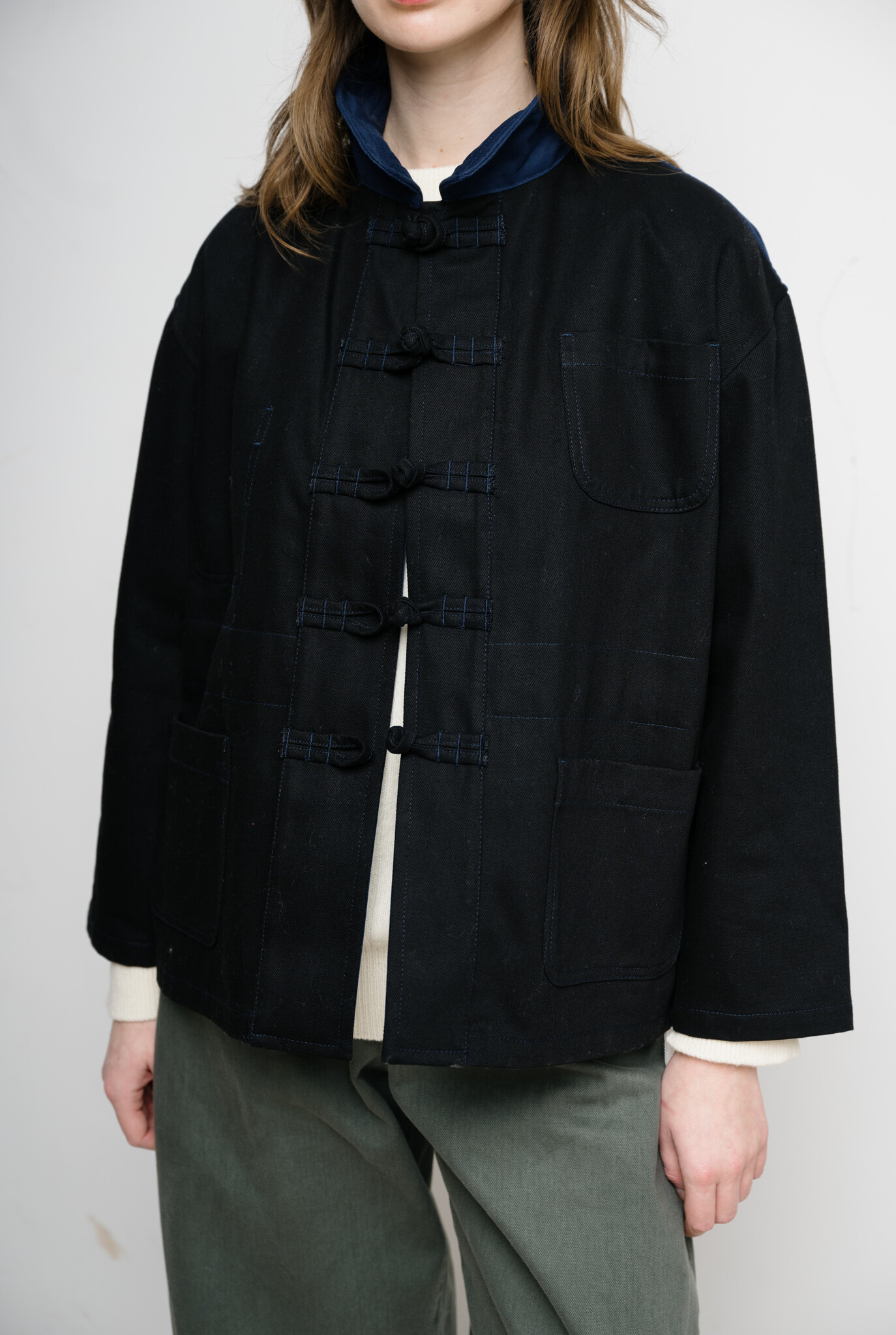 Anouk Utility Jacket Black / Indigo