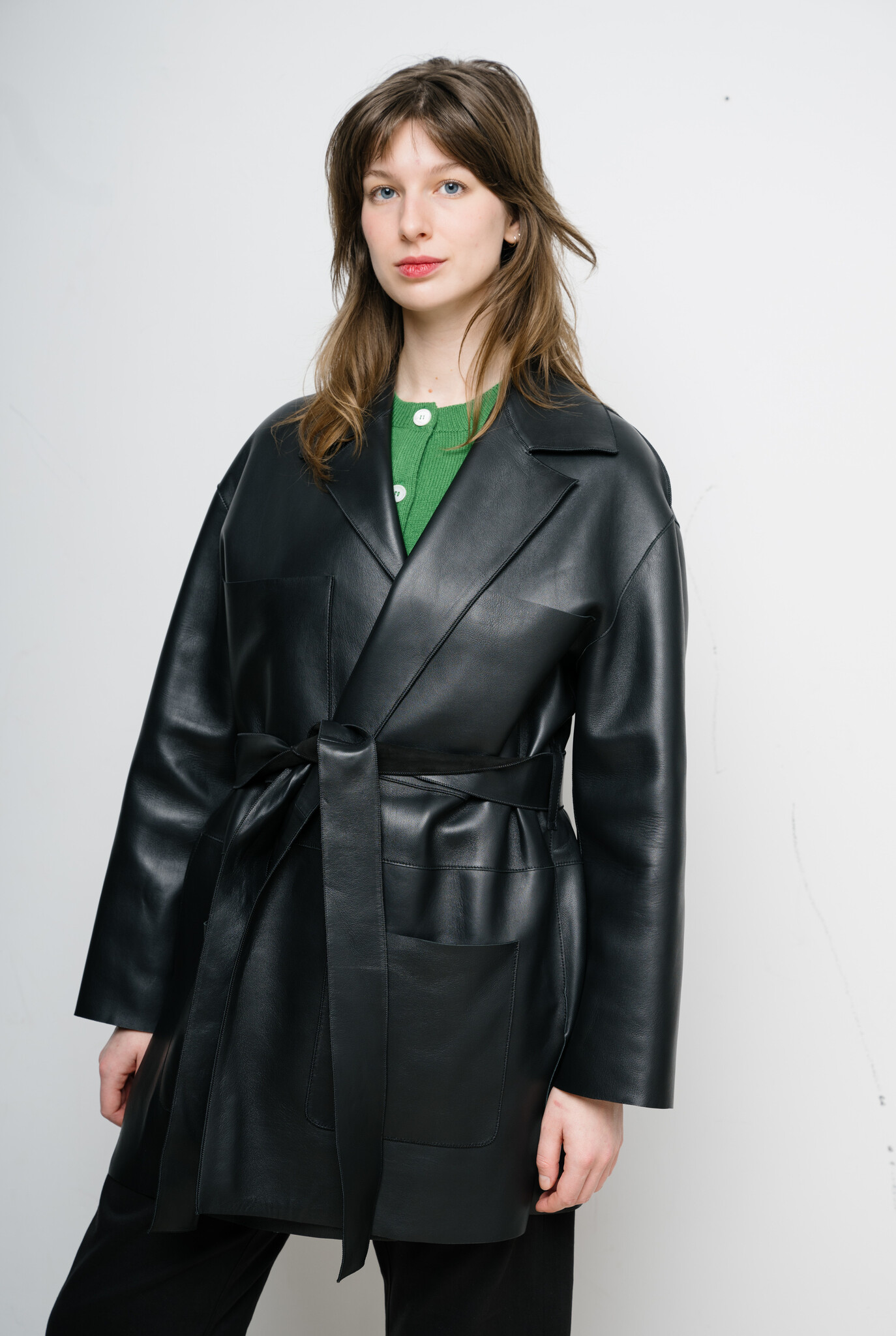 Tison Jacket Bonded Leather To Suede