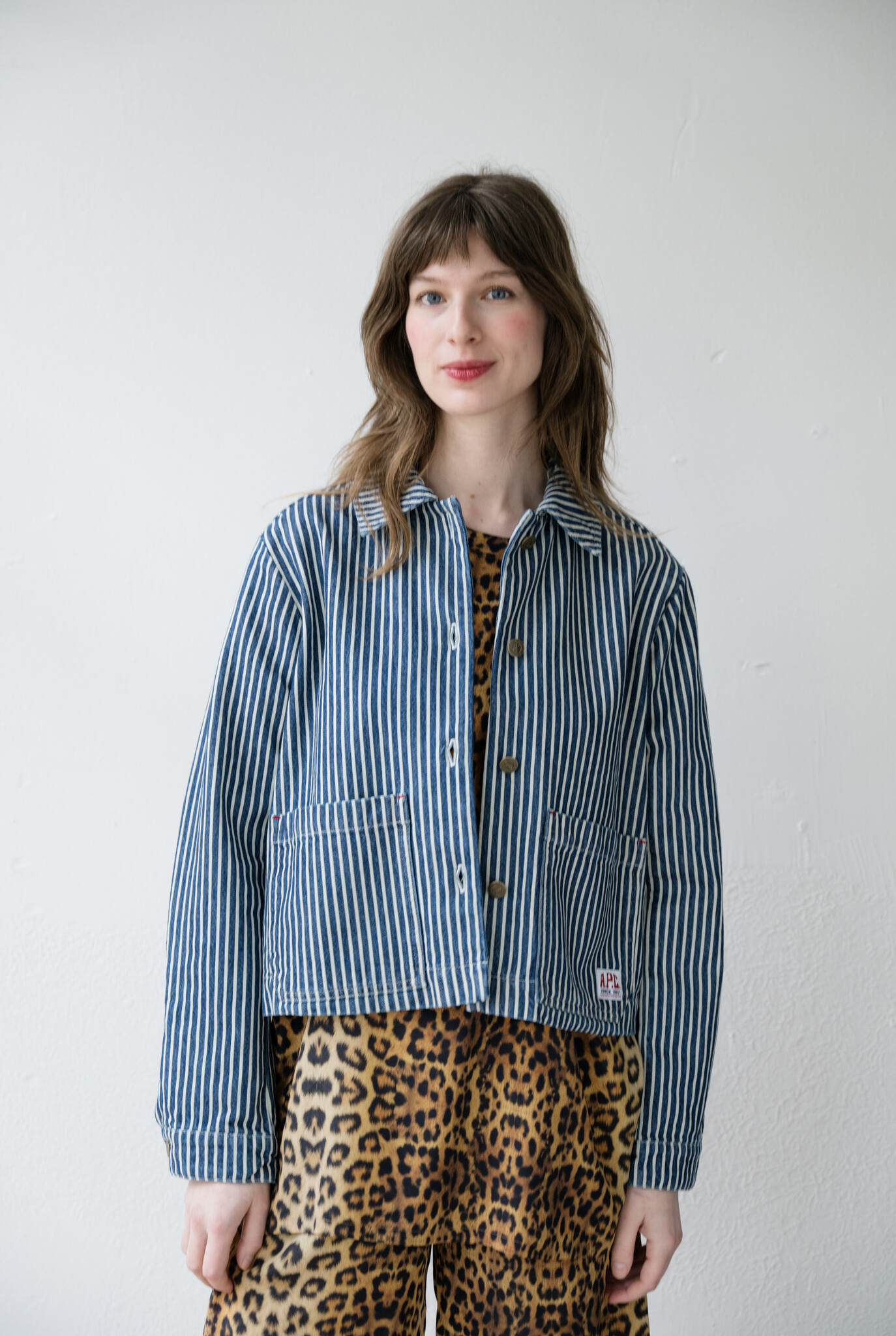 Frida jacket Blue/White Stripe