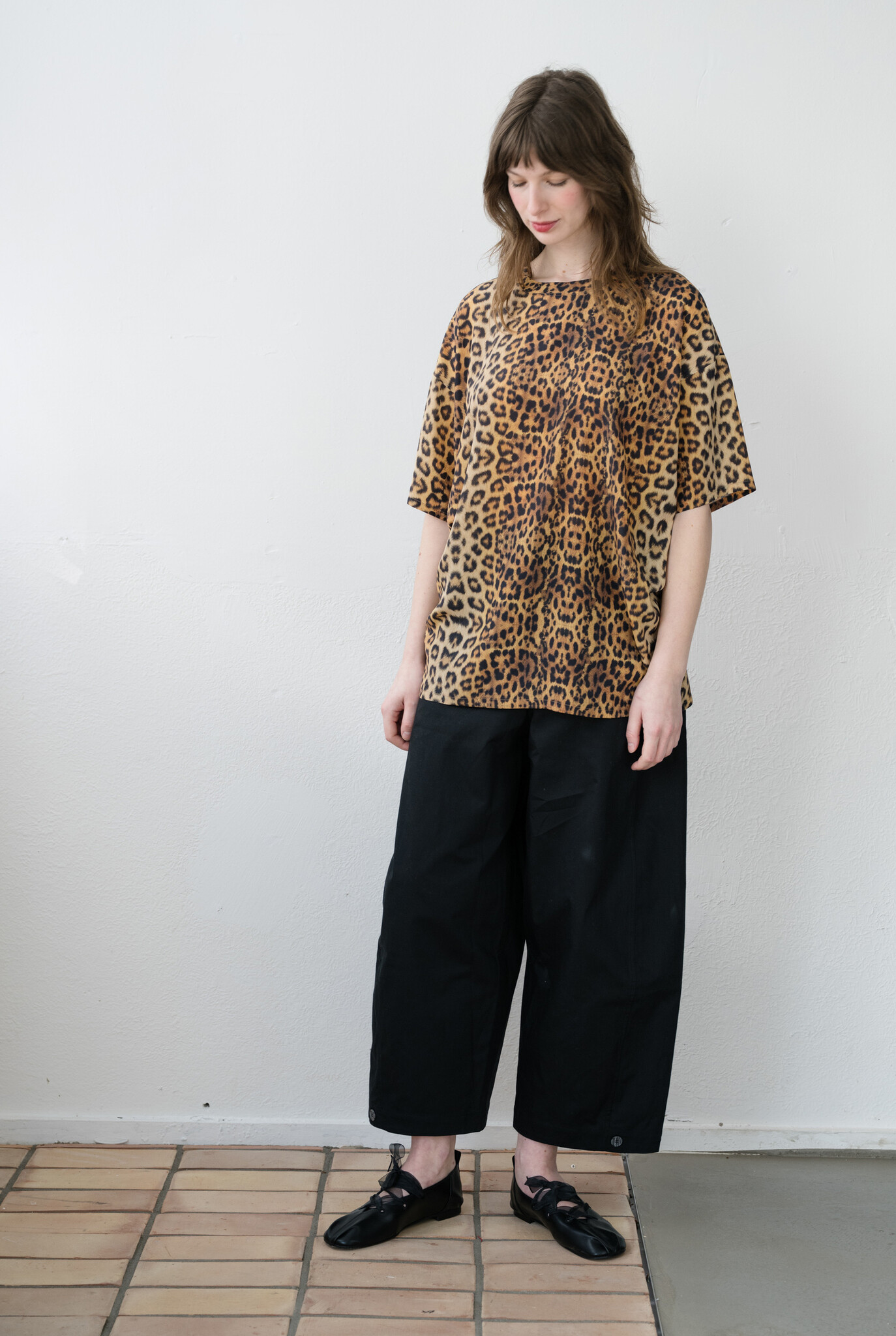 LOL mini SS Top Leopard Silk