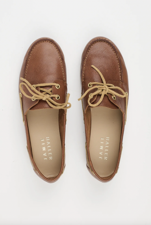 the boat loafer brown