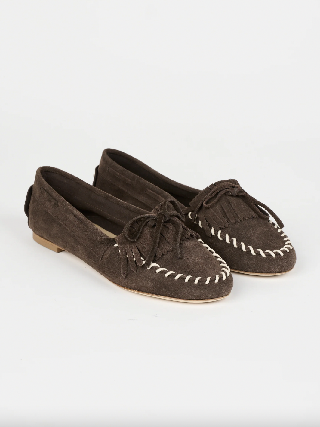 Camp loafer brown suede