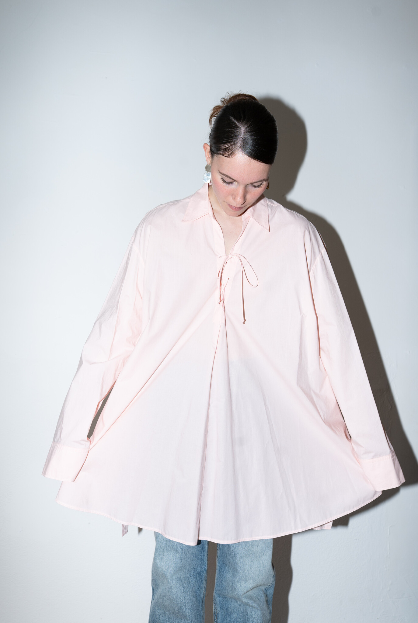 BCI cotton popline dress Light Rose