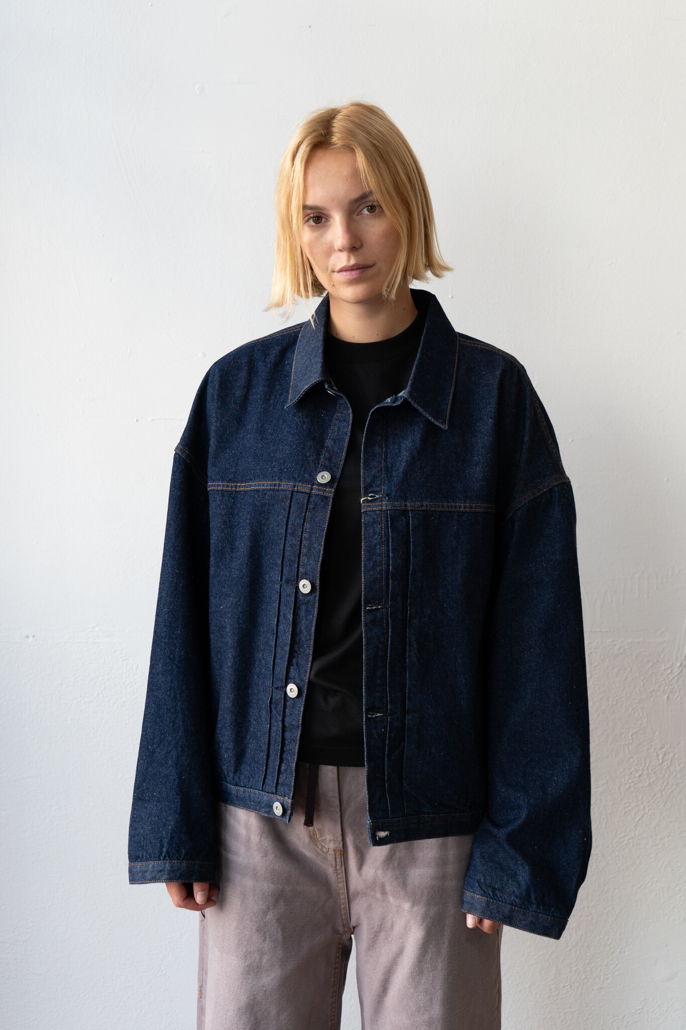 【KURO / クロ】DENSE DENIM JACKET VW003 KURO（クロ）の「【KURO（クロ）】DENSE DENIM JACKET（デニム