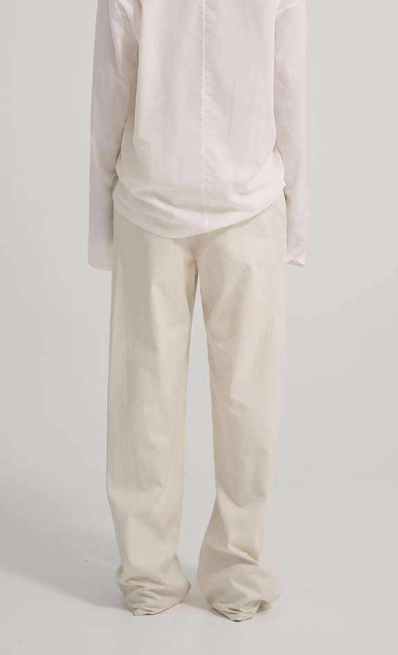Easy Pant Off White Cotton