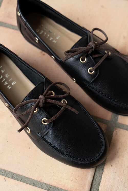The Boat loafer Black