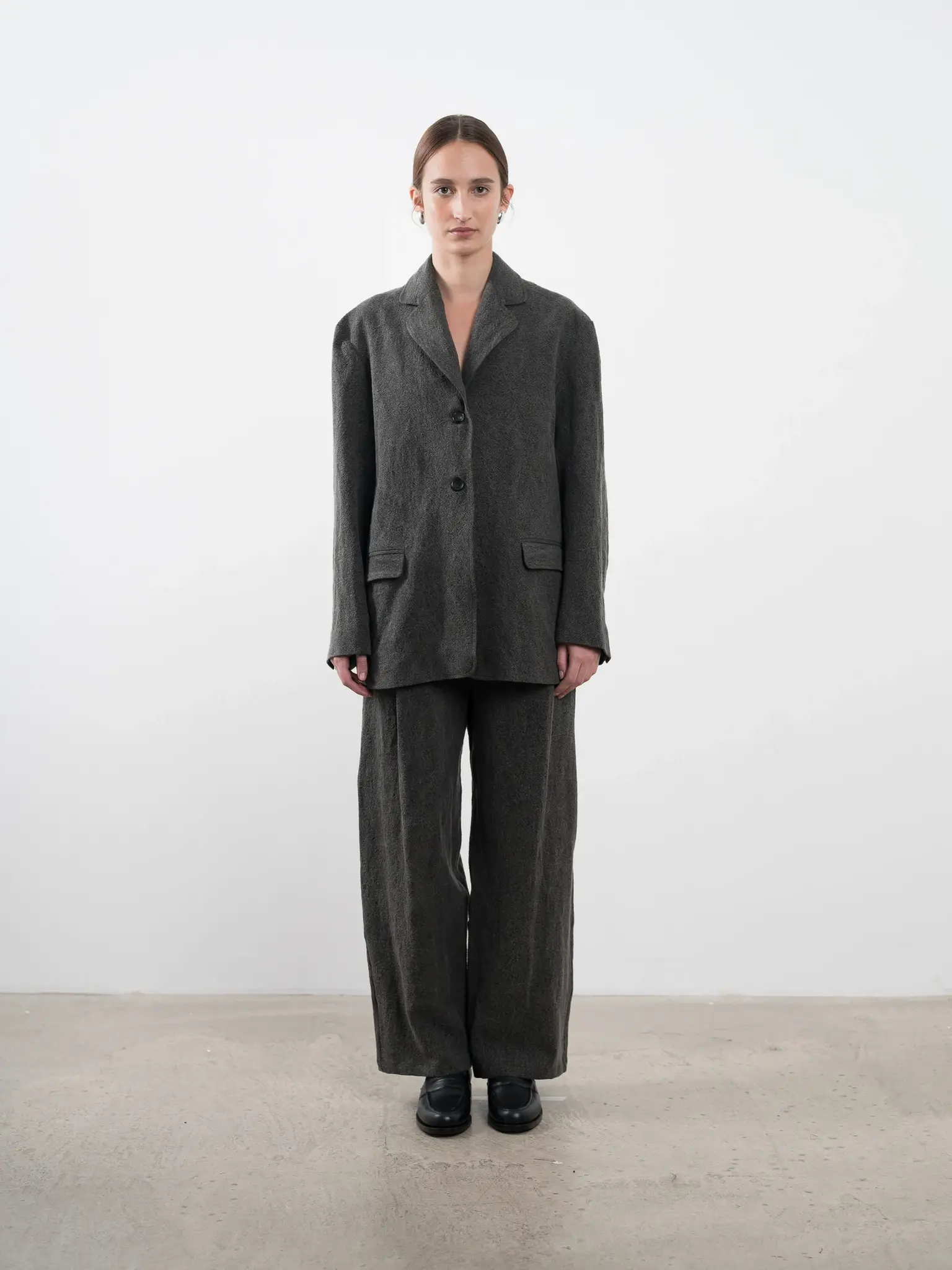 Japanese Textured Linen Andie Blazer