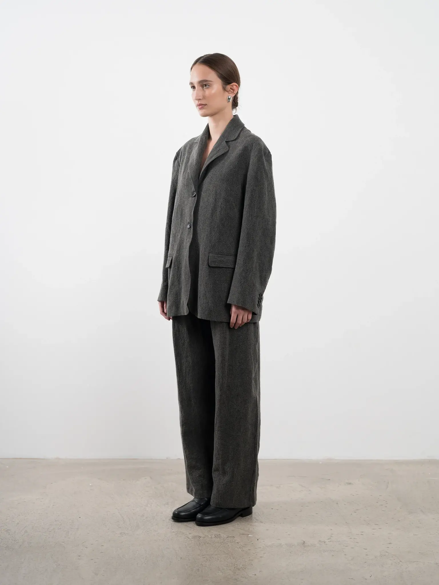 Japanese Textured Linen Andie Blazer