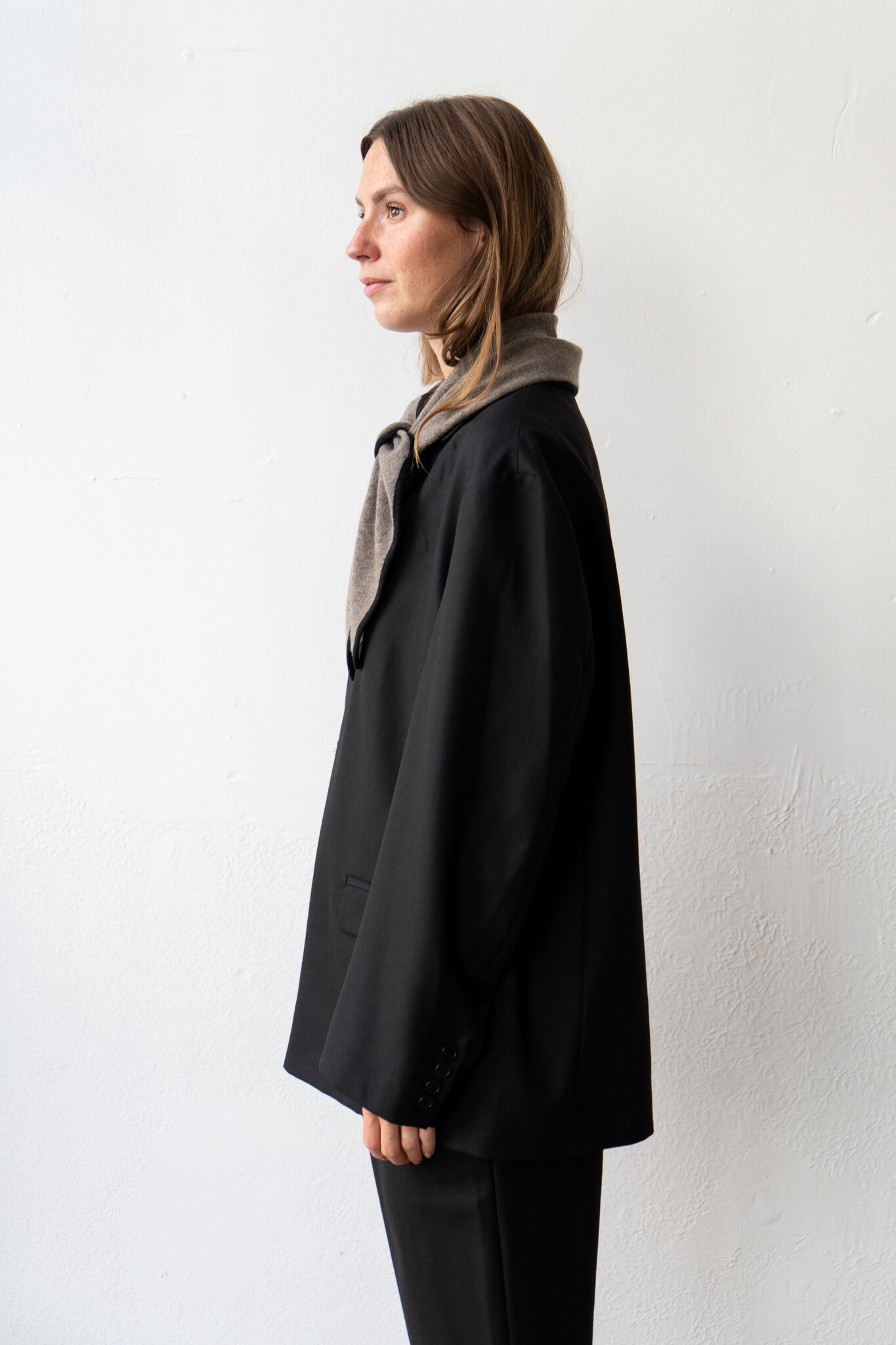 British Wool Sid Blazer Black