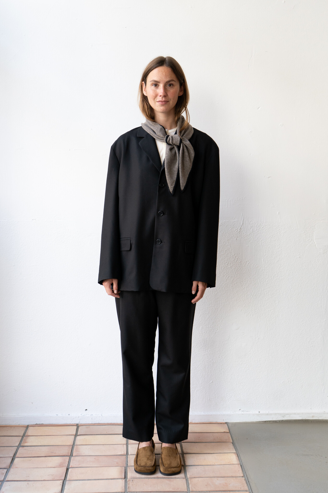 British Wool Mabel Trouser Black