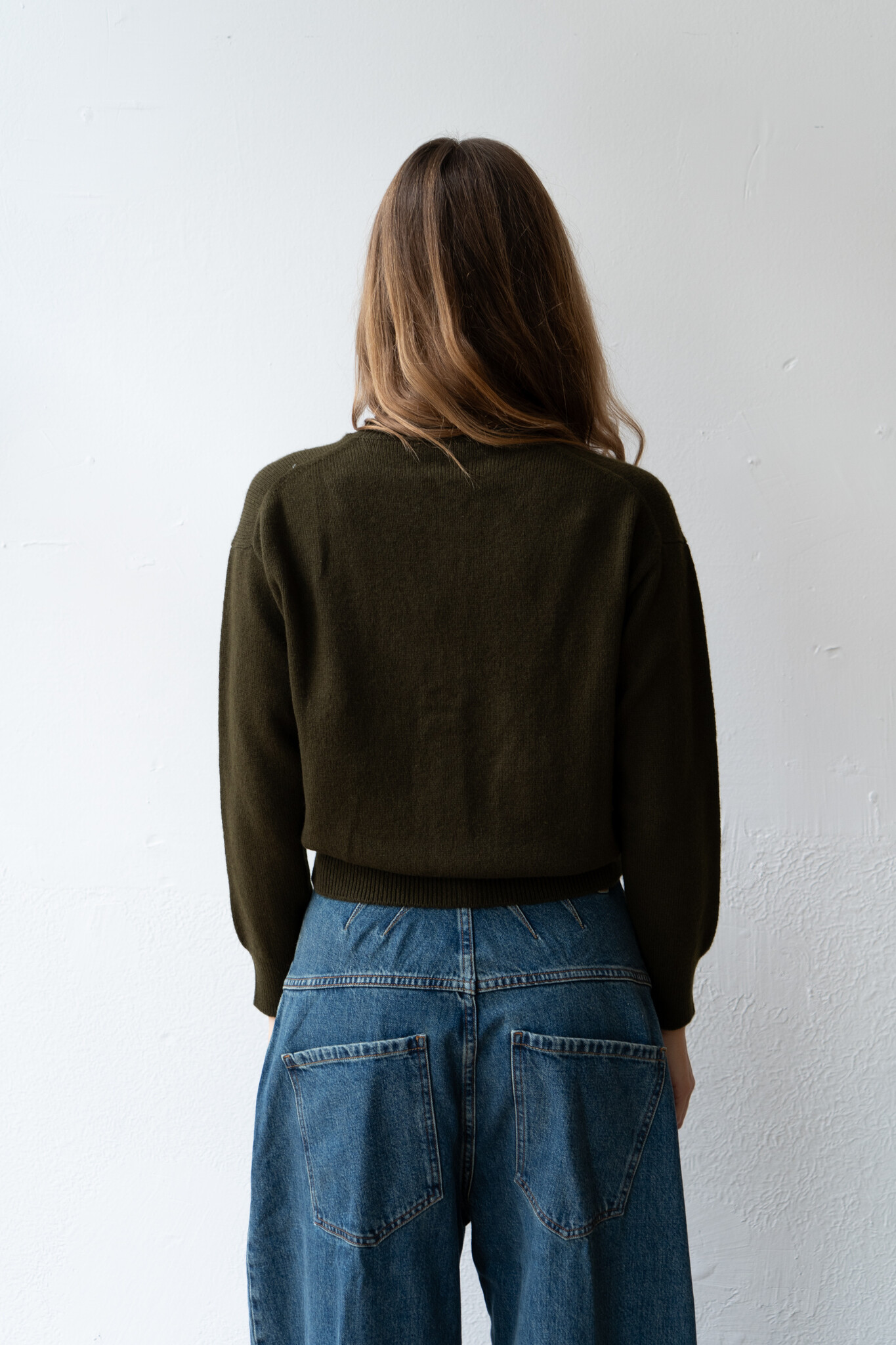 Ada crewneck military green