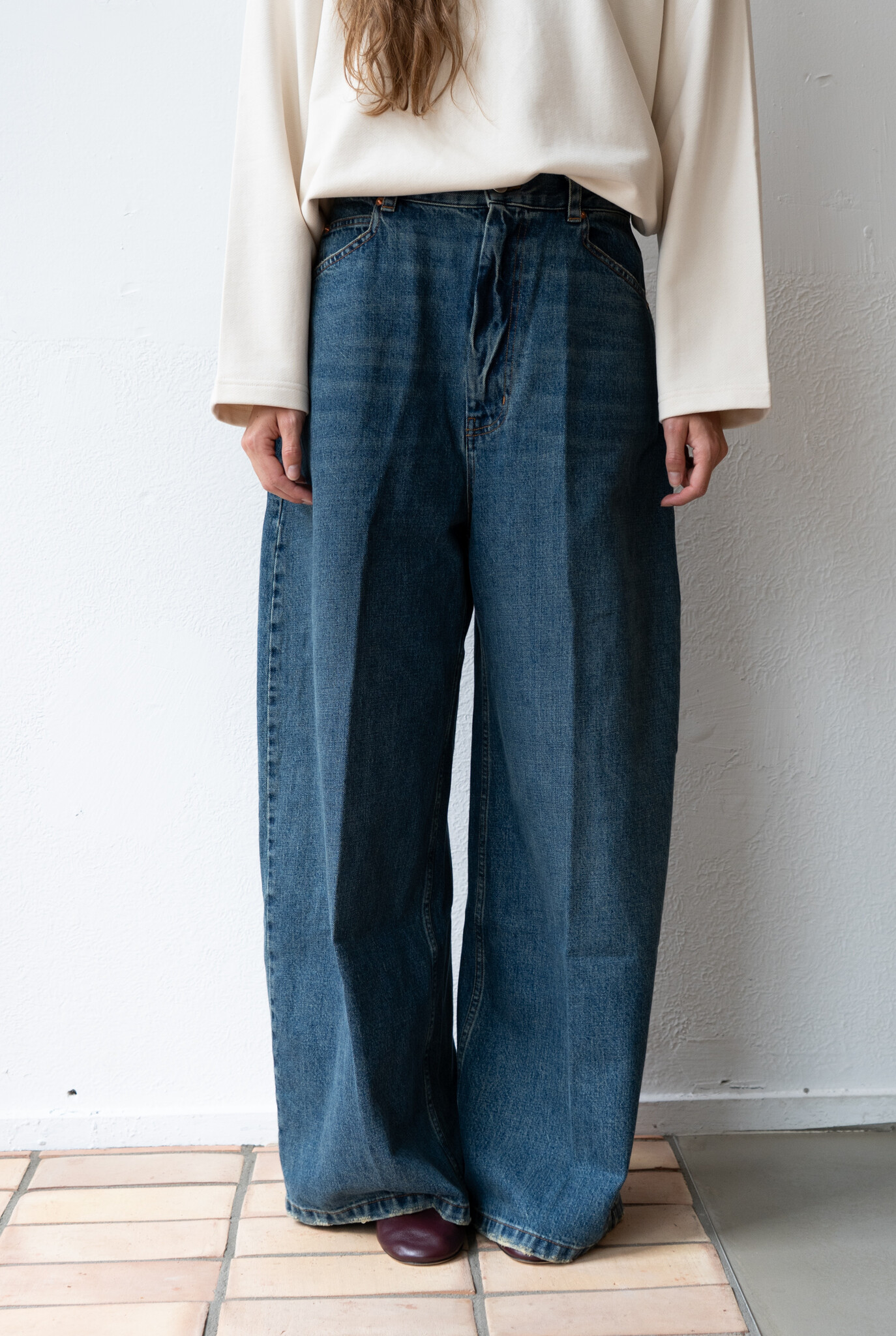 Mae Pant Aged Indigo
