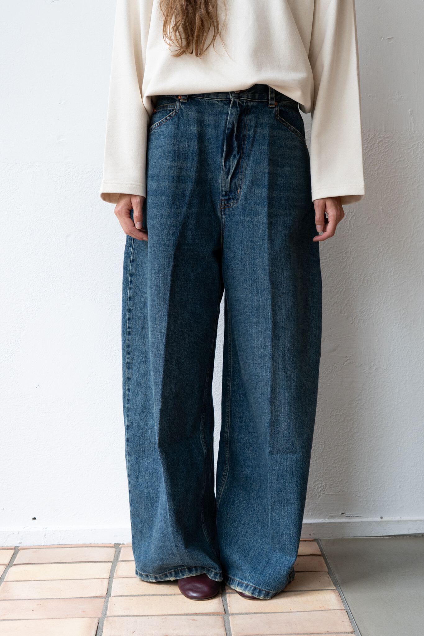 Mae Pant Aged Indigo