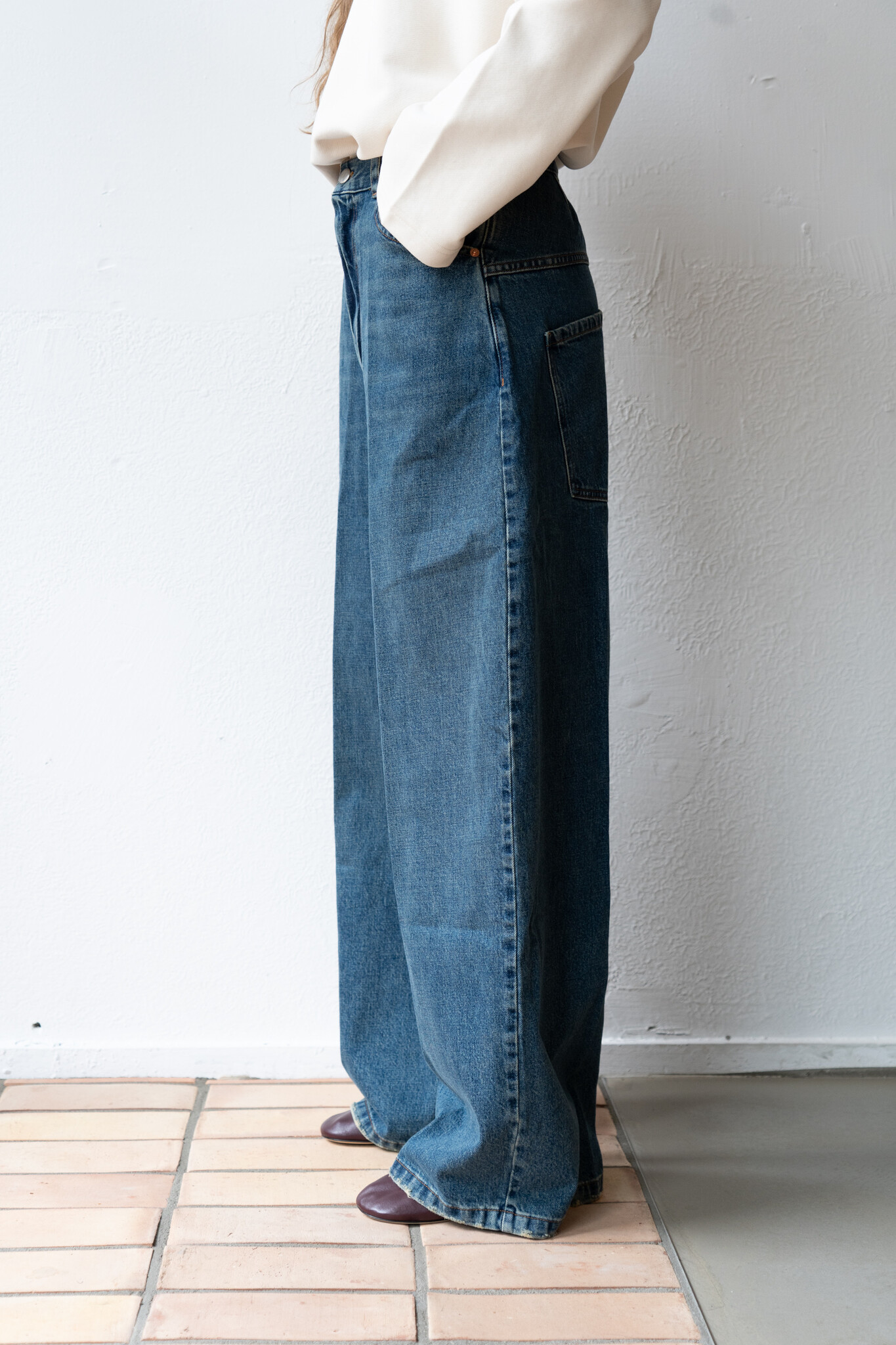 Mae Pant Aged Indigo