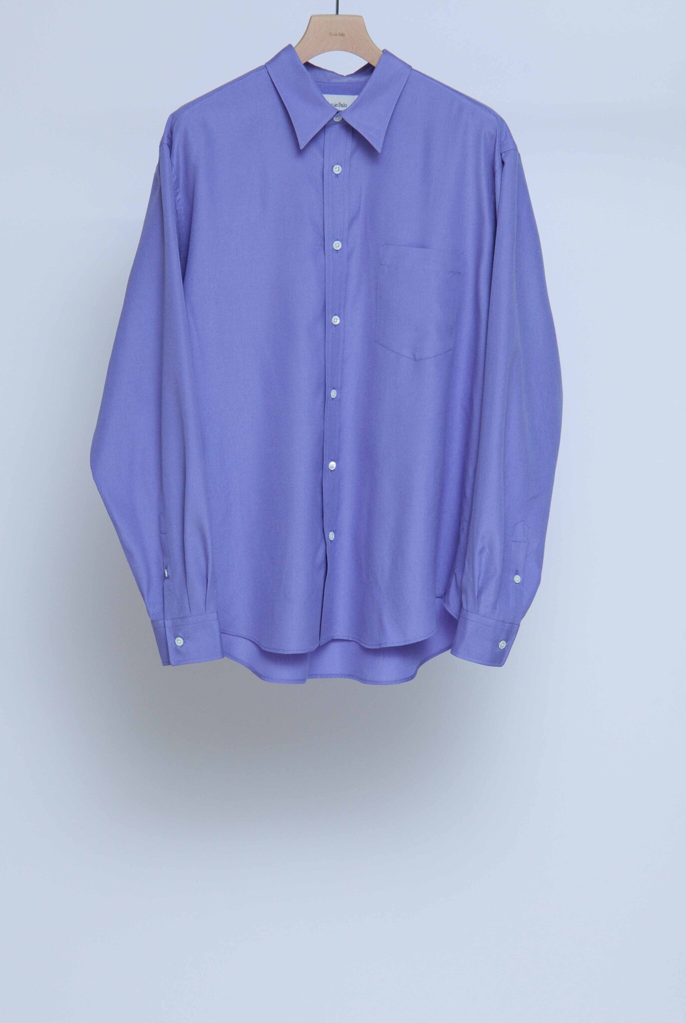 Silk shirt lavender