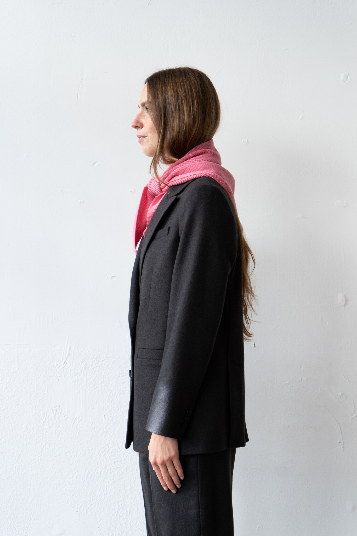 Lucy jacket brown melee wool