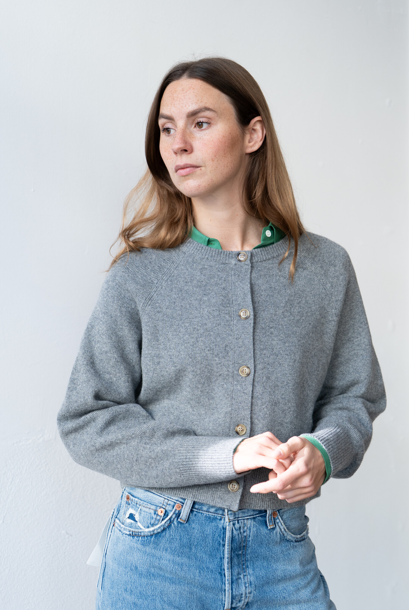 Shirley cardi grey melee