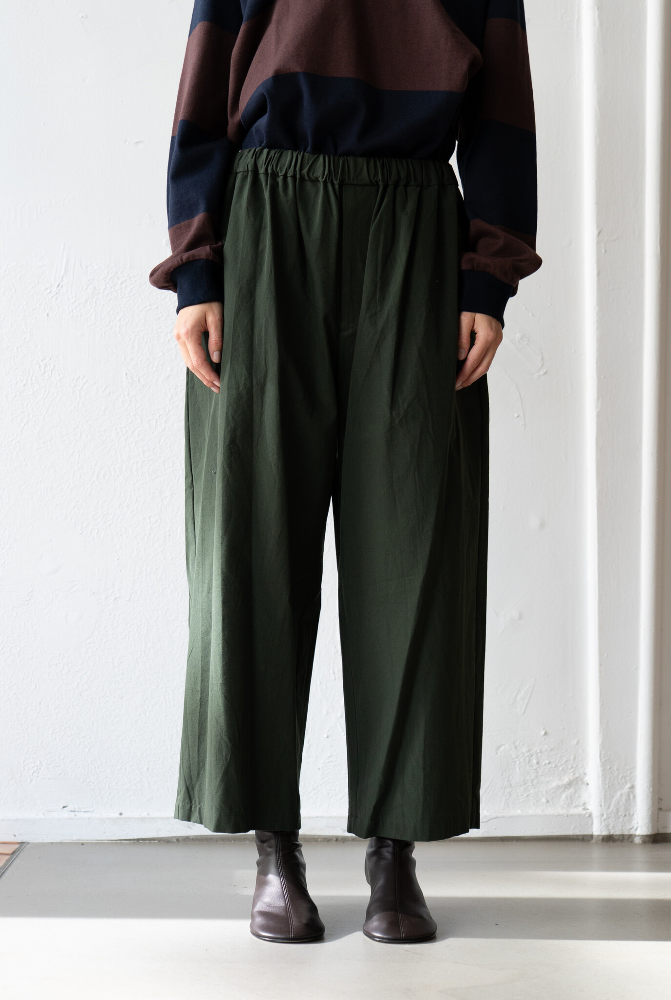 Baggy Easy Pants Olive