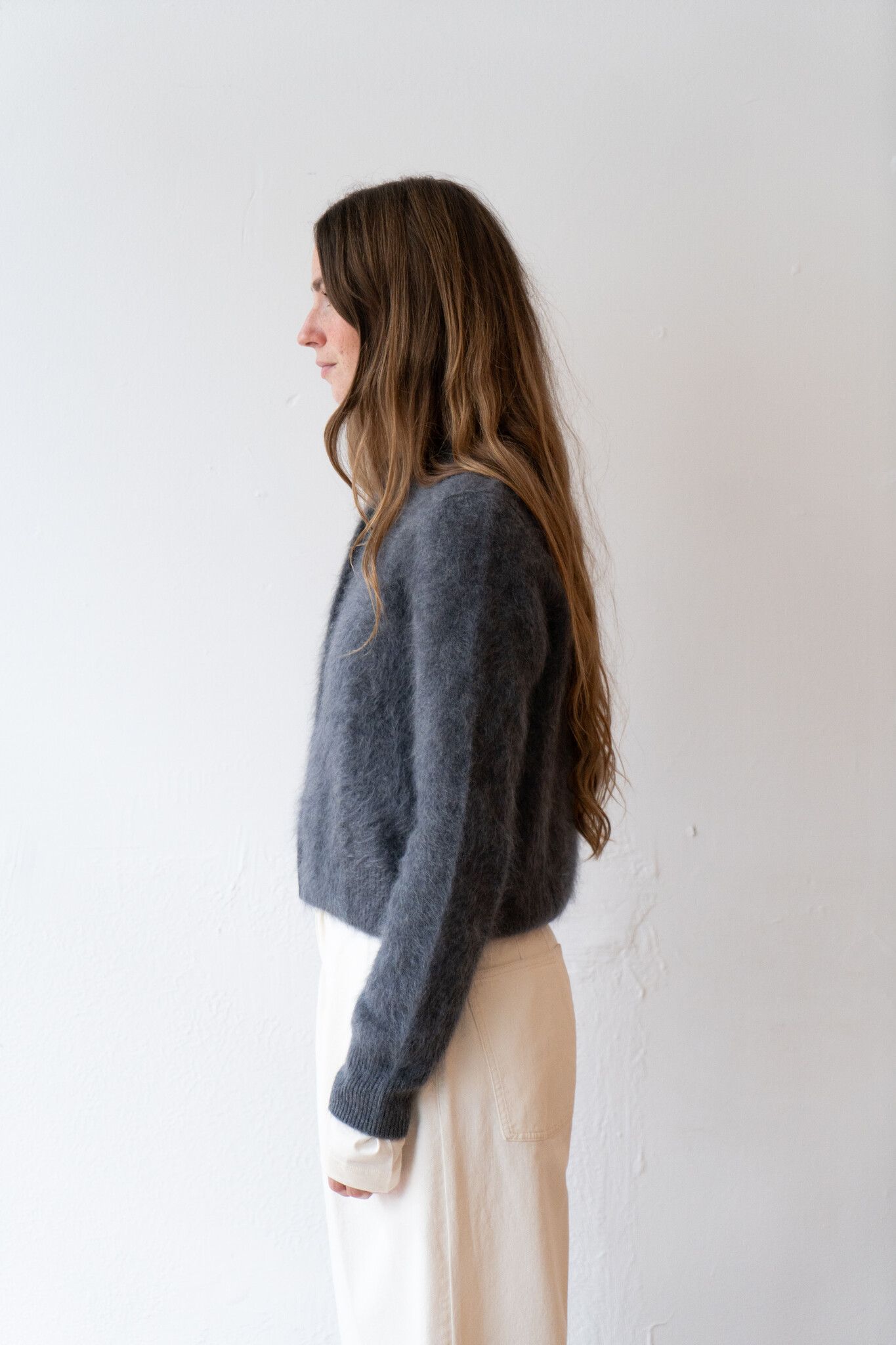 Azalea Cardigan Graphite Brushed