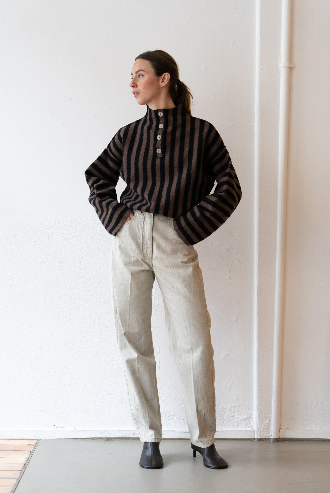 Cintura Pant Khaki Wash