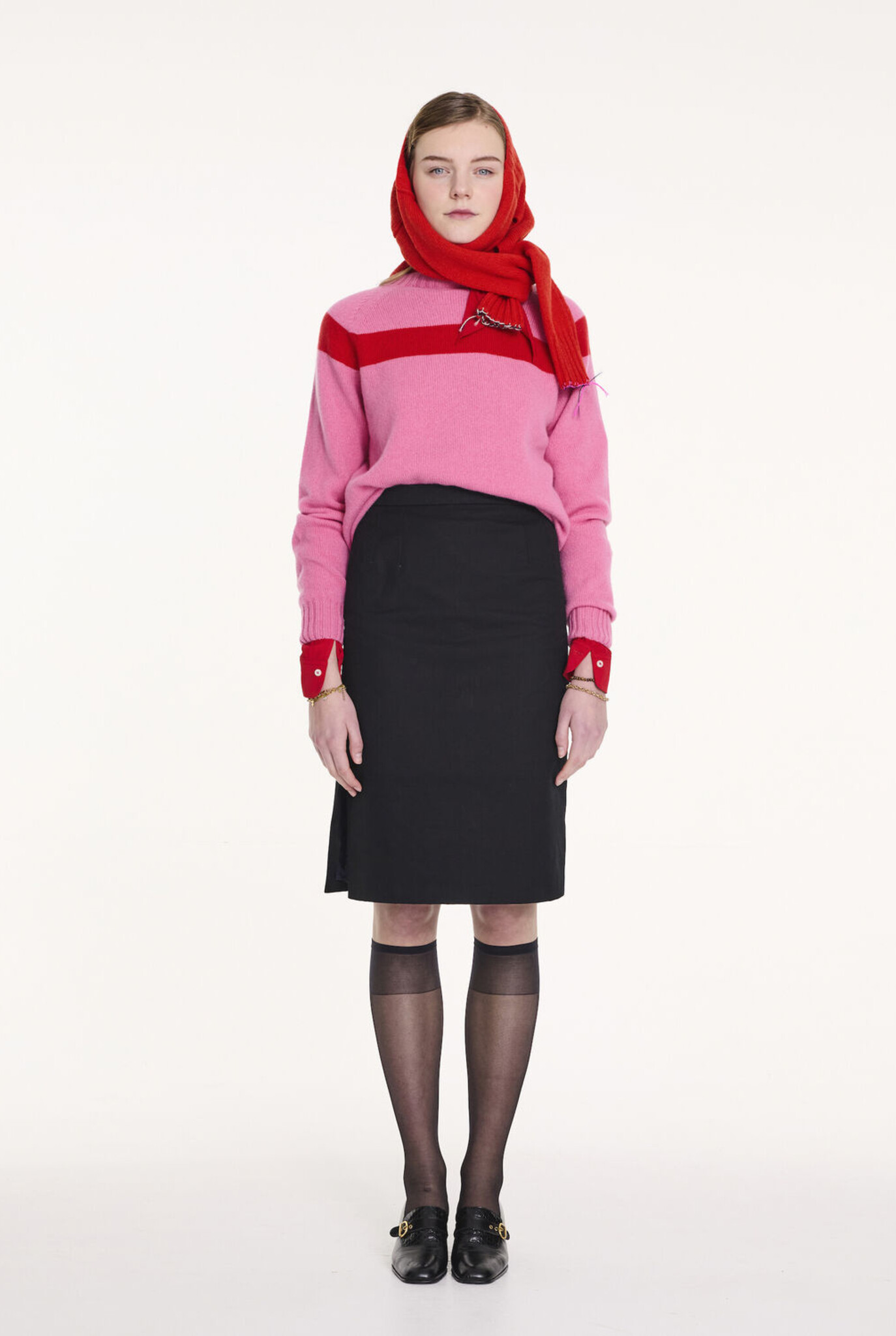 Ossie sweater pink/red