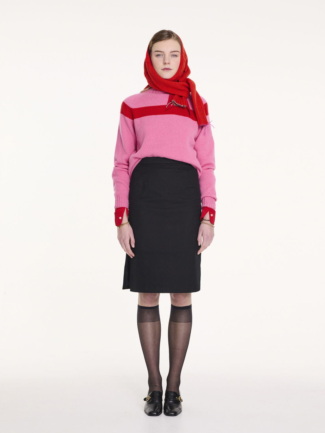 Ossie sweater pink/red