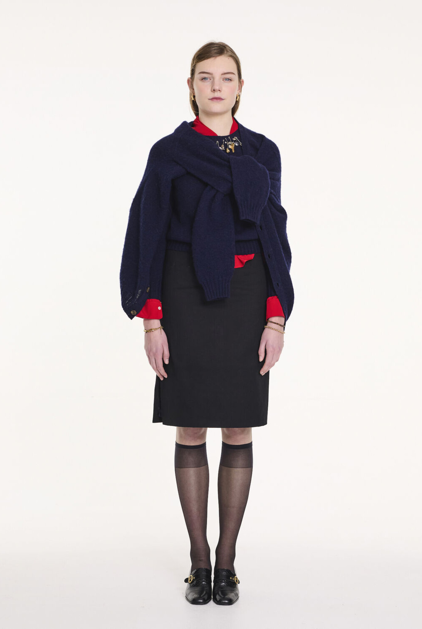 Beaton Cardigan Navy