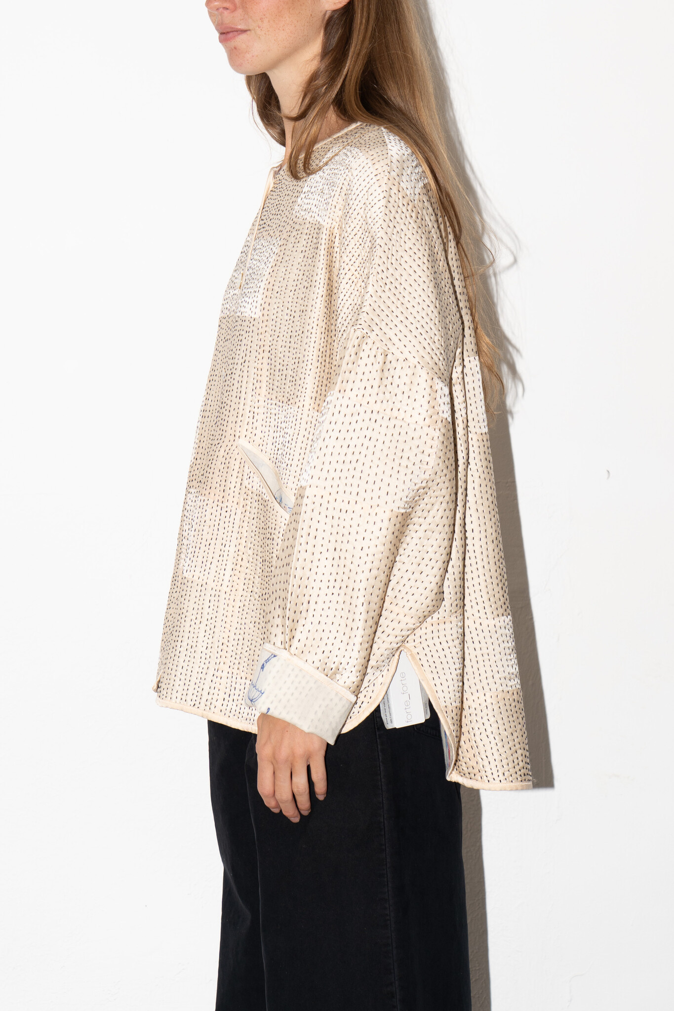 Jacket Diti creme / black