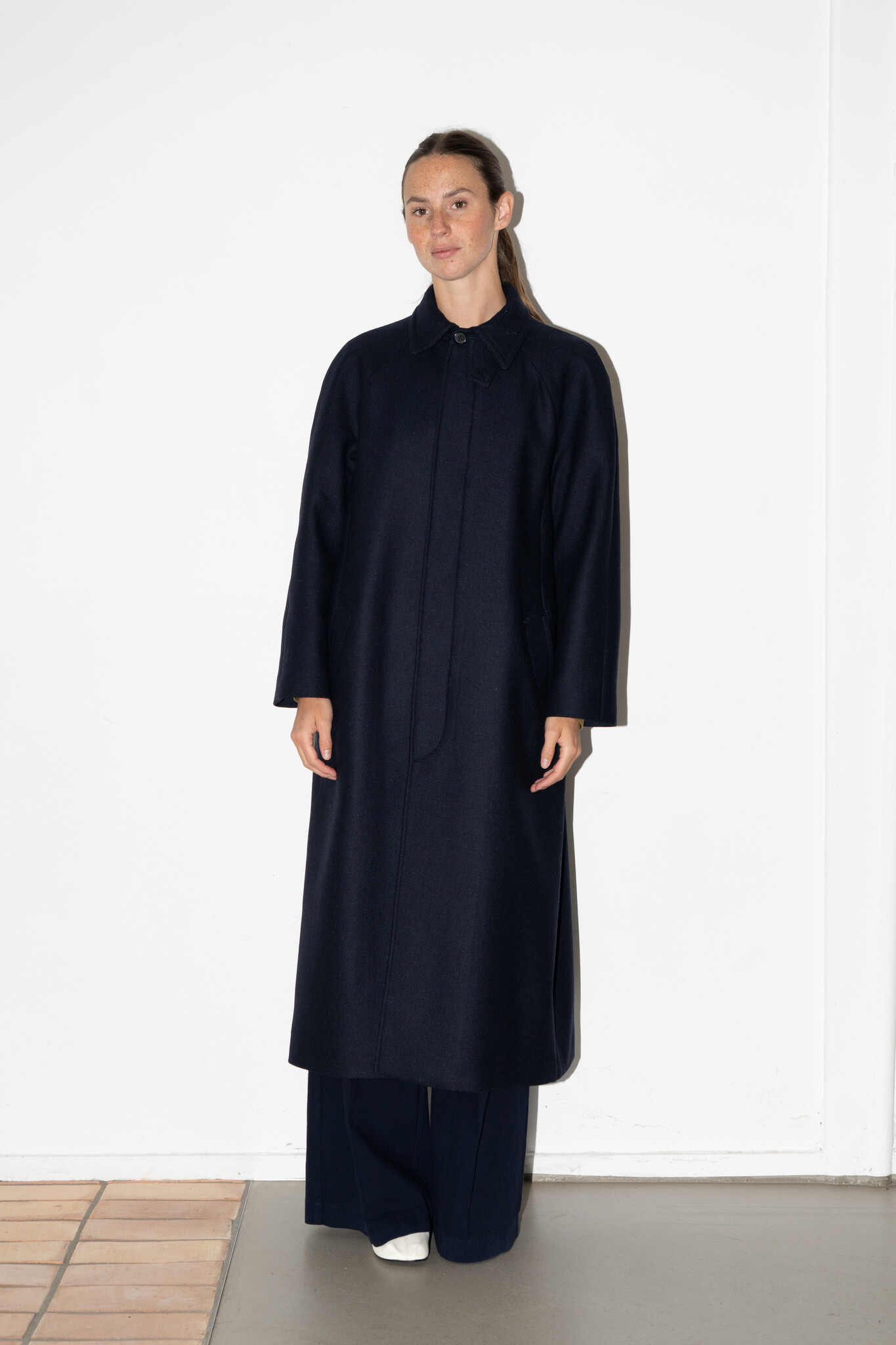 Gaia Coat Dark Navy