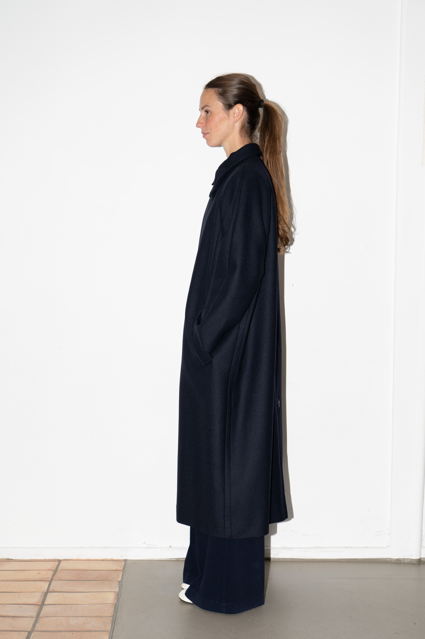Gaia Coat Dark Navy