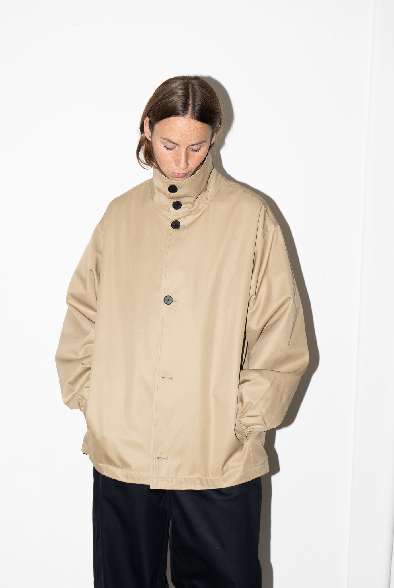 Cotton gabardine jacket