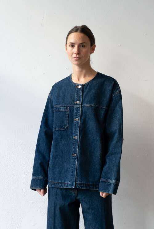 Delaney Jacket Denim Muddy Indigo