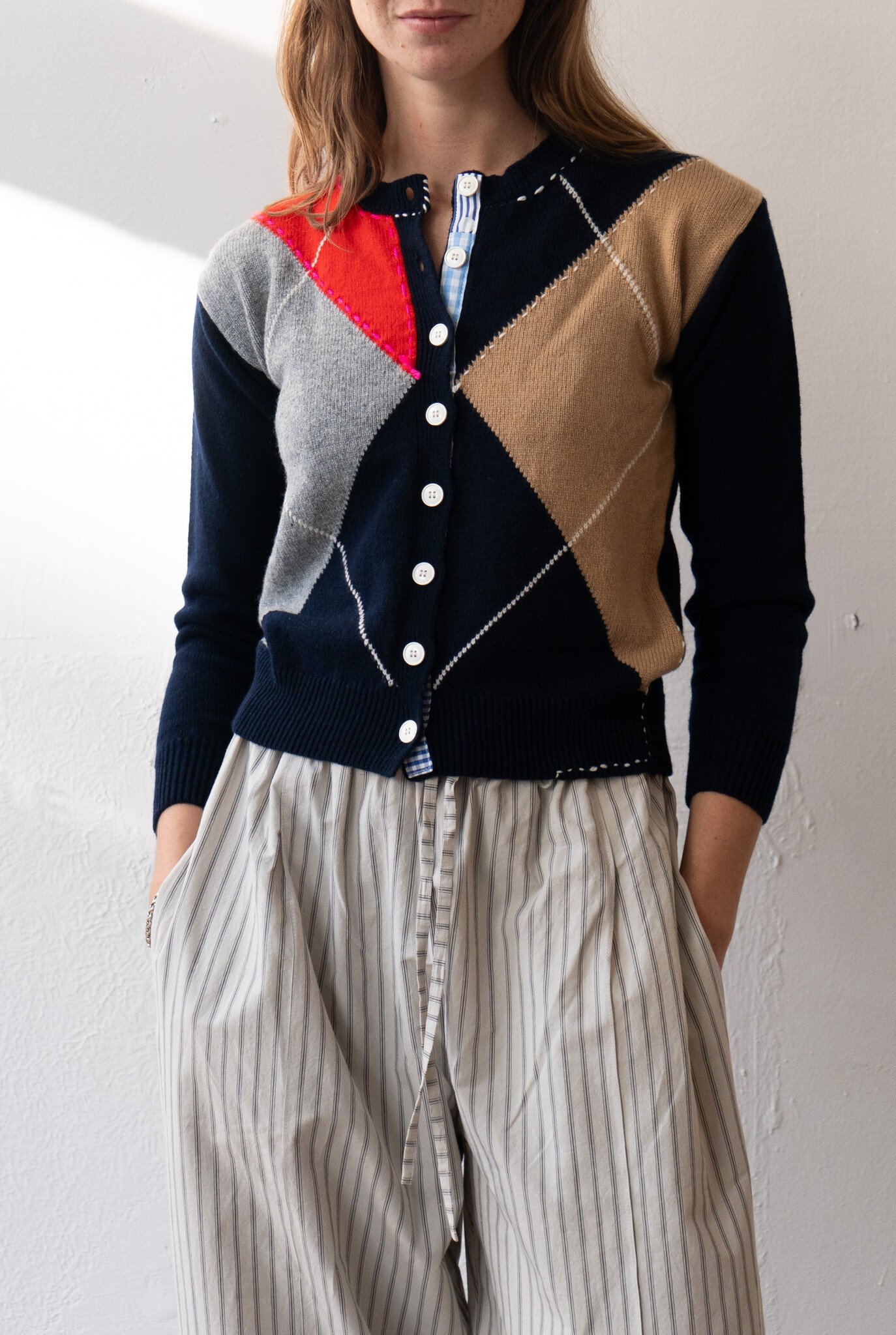 Cynthia Cardigan Navy Camel Grey Red Neon Pink