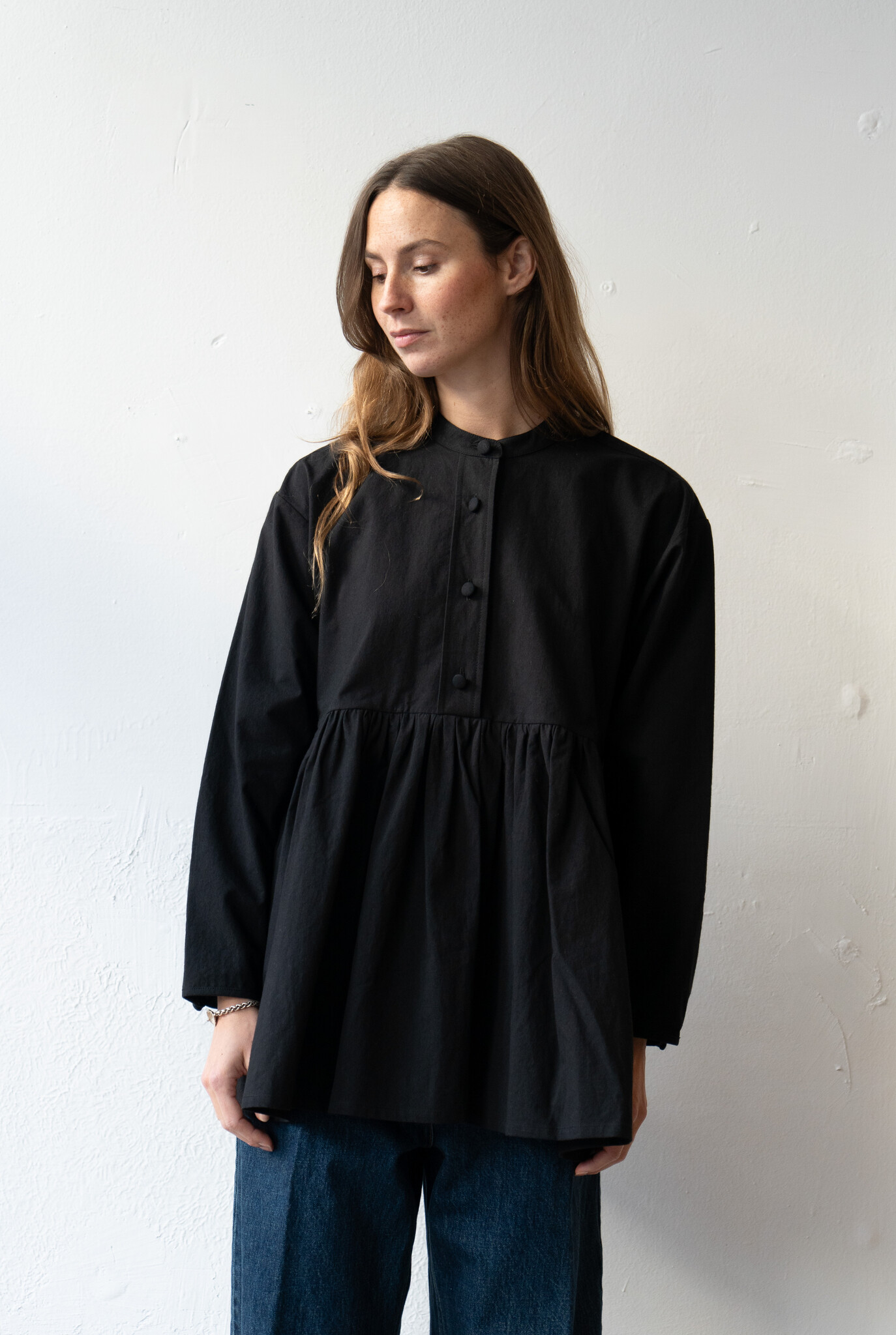 Penny Top Japanse Cotton Black